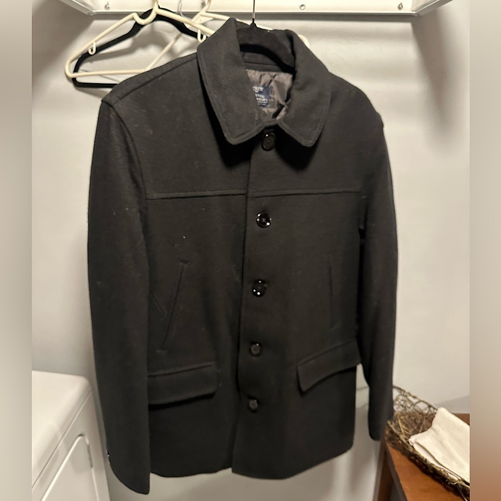 JCrew Men’s Peacoat Size Medium, Black, E4504